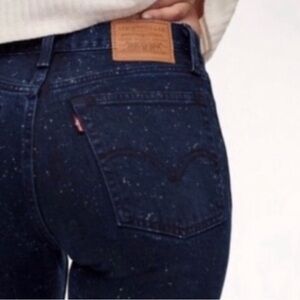 Levi's Dark Blue Ankle & Cropped Jeans